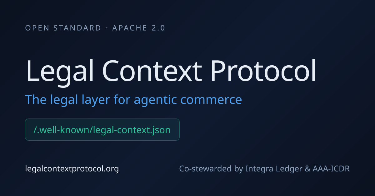 Legal Context Protocol — The Legal Layer for Agentic Commerce